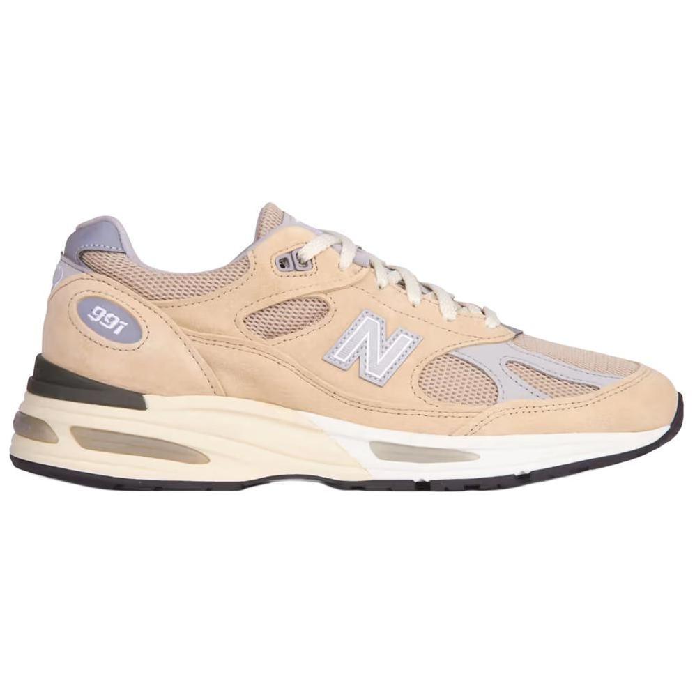 New Balance 991v2 Made In England 'Cuban Sand' (Unisex) Cuban Sand / Harbor Mist / Silver Running Shoes U991BE2