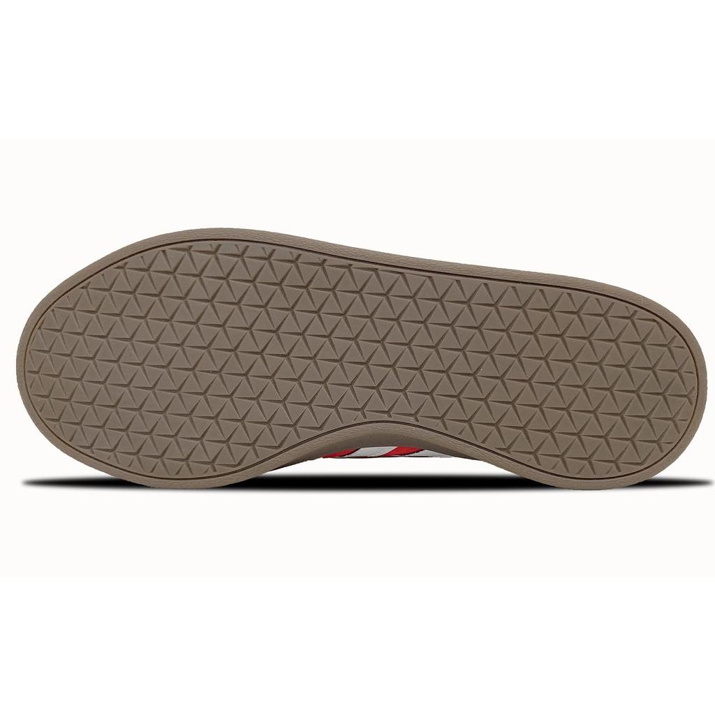 Adidas Vl Court Classic Abrasion Resistant, Lightweight, Balanced Low top Skateboard Shoes Unisex Red White HQ1802(Team417-)