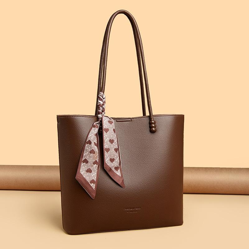 Women's Simple Large-capacity Tote Bag, New Commuter Portable Shoulder Bag Tide