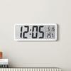 Modern Lcd Wall Clock With Temperature And Humidity Display For Living Room Decor
