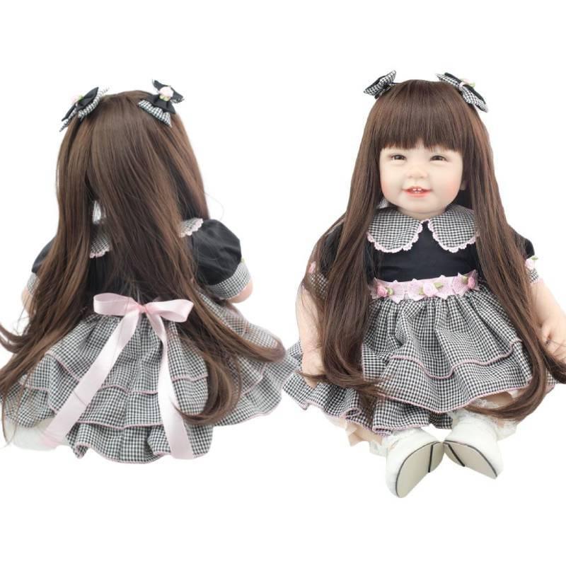 Npk Cute Smiling Face Realistic Baby Doll For Pretend Play And Girls' Gifts