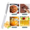 Kitchen Grater Lemon Cheese Spices Stainless Steel Gadgets Grater Flat Grater Long Design Kitch C1F1
