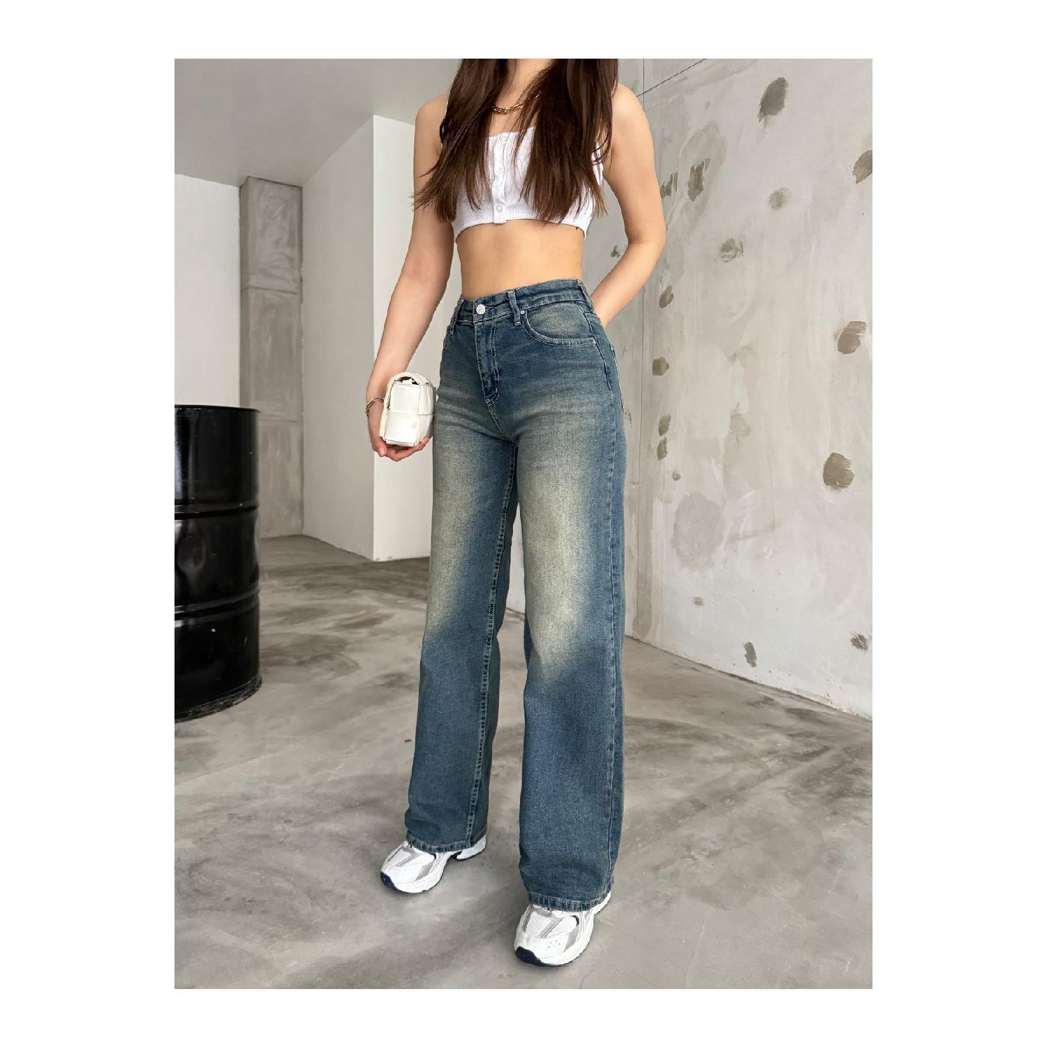 

Women s Full Efept Vinage High Wear Wide Leg Jeans XS