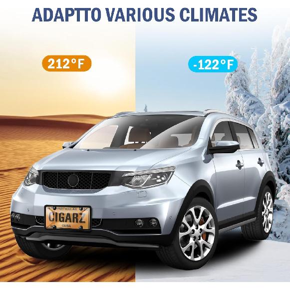 License Plate Covers, 2 Pack License Plate Protector And Frames Combo, Plastic Car Front/Rear License Plate Covers Ith Screws Caps, Universal Car