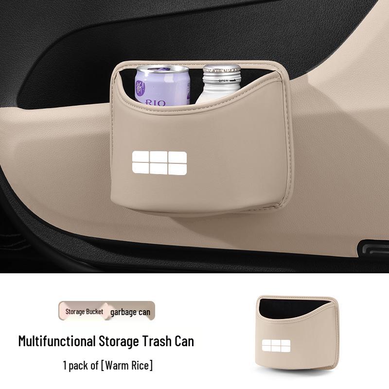 Geely Galaxy L7/L6/E8 Car Door Storage Box & Trash Can Organizer