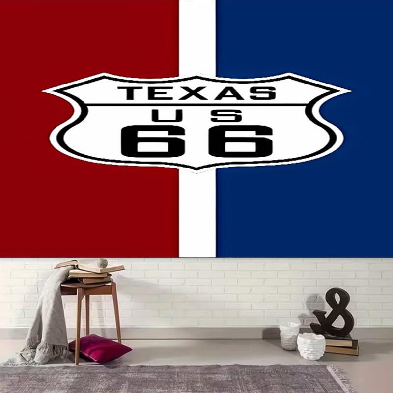 1pc U.S. Route 66 Tapestry, Living Room, Bedroom, Office, Party Decor, Ideal Festive Gift