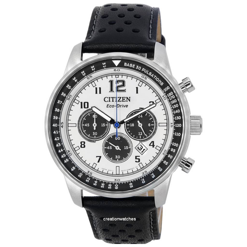 

Citizen Future Force Хронограф Белый циферблат Eco-Drive CA4500-32A 100M Мужские часы