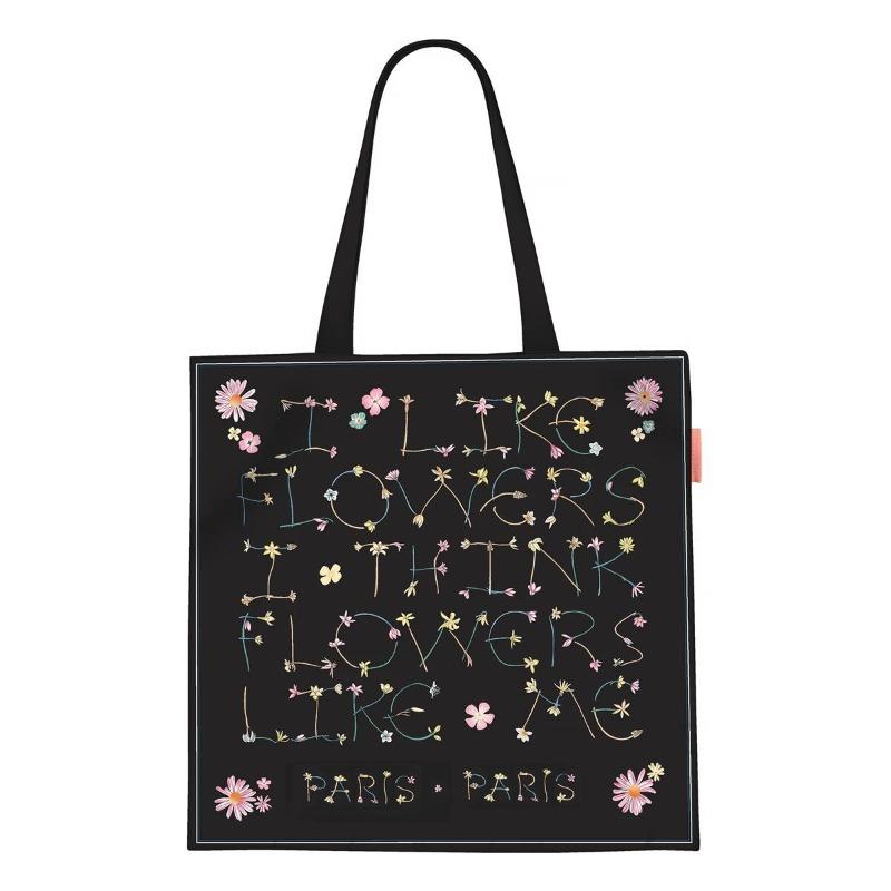 Printed Canvas Bag Women's Hand Bag Large Capacity Student Tutoring Shoulder Bag