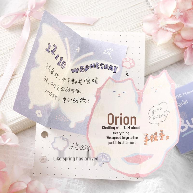 Spring Rhapsody Sticky Notes – 100 Sheets: Artistic Fresh Notes for Student Messages and Reminders