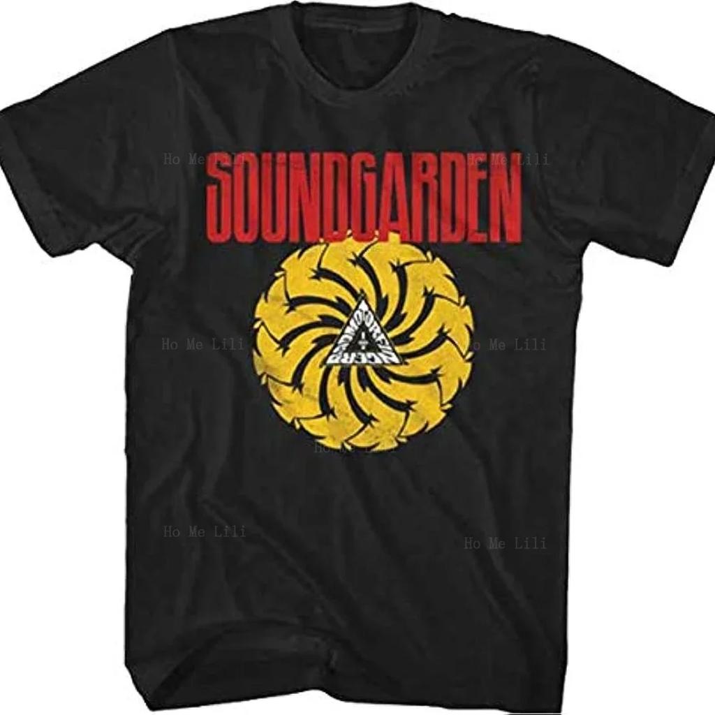 Fea Merchandising Men'S Sound Garden Bad Motor Finger Lightweight T-Shirt