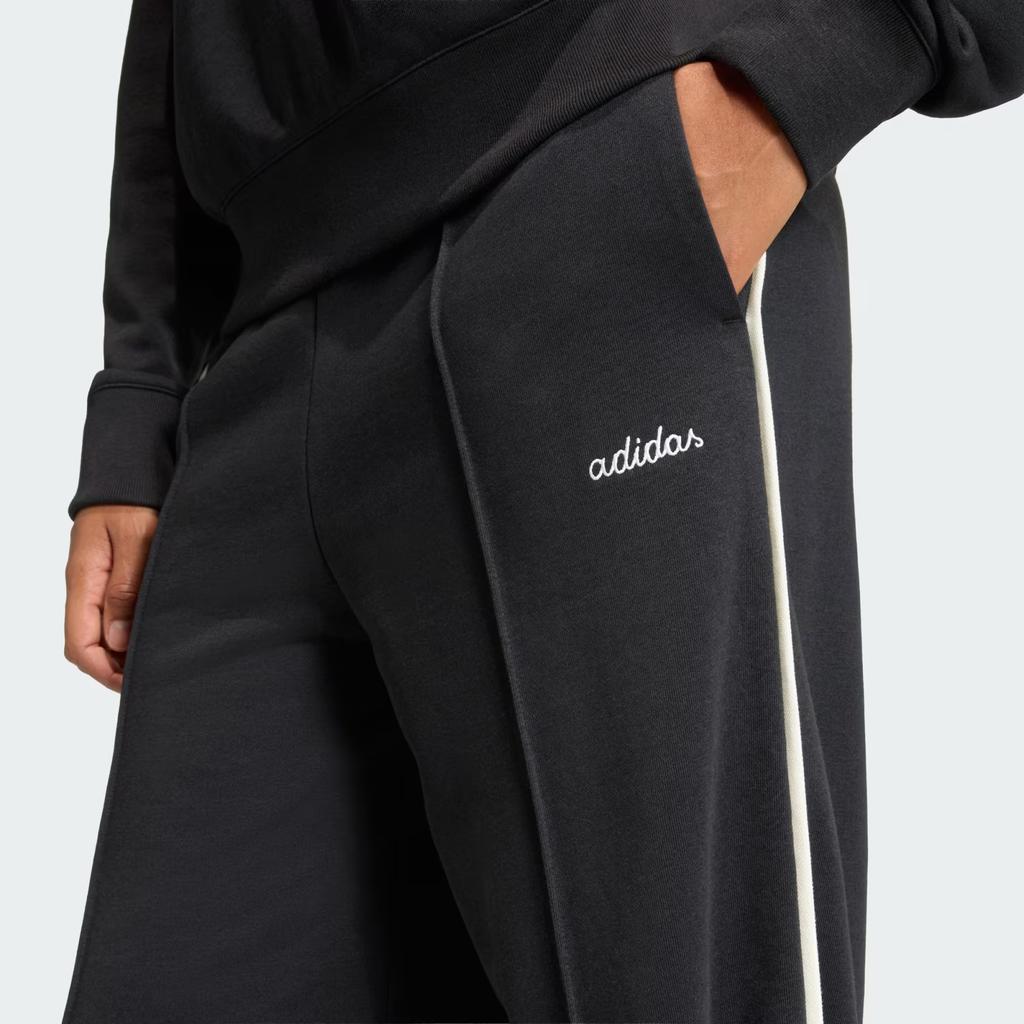 adidas Sportswear FW25 Seasonal Essentials Color Pop Comfortable Color Block Straight Leg Casual Pants Women Bottoms KC3933