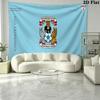 Coventry City Wall Tapestry Aesthetic Wall Hanging Printed Fabric Blanket Decorative Tapestries for Bedroom Living Room Home Decor