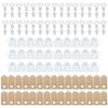 Angel Design Keychain Favor 30pcs/set Organza Bags Kraft Tags for Baby Shower