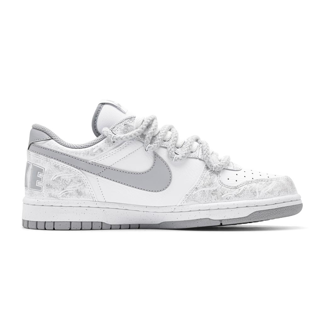 Nike Big Abrasion Resistant Breathable Abrasion Resistant Breathable Low top Skateboard Shoes Men's Smoke Gray 355152-106(Team1577-)