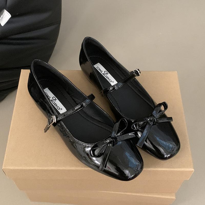 Fashion SUOJIALUN 2025 Spring New Brand Women Flat Shoes Fashion Round Toe Shallow Ladies Elegant Mary Jane Shoes Soft Dress Single Shoe
