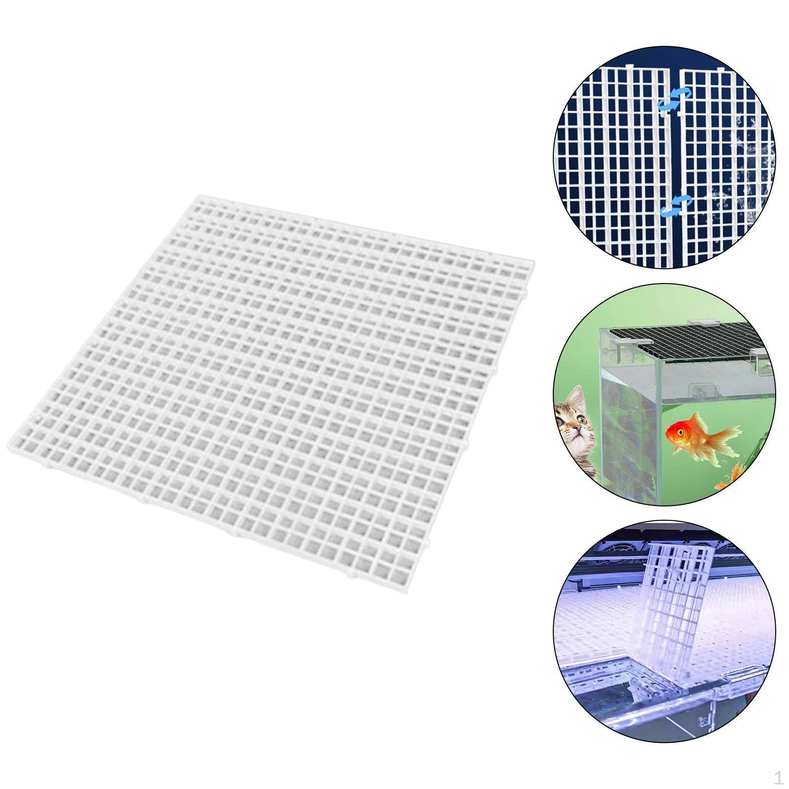 

Аквариумный разделитель, нижний поддон, простая установка, аксессуар для верхней крышки 30x30x1cm белый