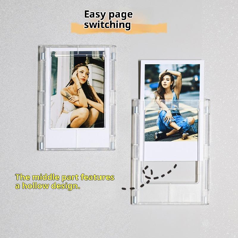 Manyetik Fotoğraf Çerçevesi Polaroid Fotoğraflar Tarzı Buzdolabı Mıknatısları Ofis Mutfak Çift Yatak Odası Süsleri