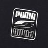 Puma Rebel Color Block Hoodie With Drawstring Men Tops Black 586897-01