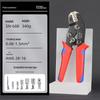 SN Series 7.5-inch Ratcheting Crimping Pliers Set - Multifunctional Cold Terminal Pliers and Mold Accessories.