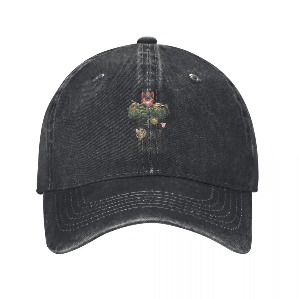 Judge Dredd, In My Sights, Comic Book Denim Hat Durable for All Seasons Caps Women Baseball Cap For Men