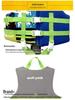 WellPath Kids' Inflatable Life Jacket & Swimsuit Combo