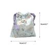 Cartoon Floral Bear Drawstring Storage Bag Women Jewelry Lipstick Makeup Bag Coin Purse Multifunctional Travel Packaging Bag