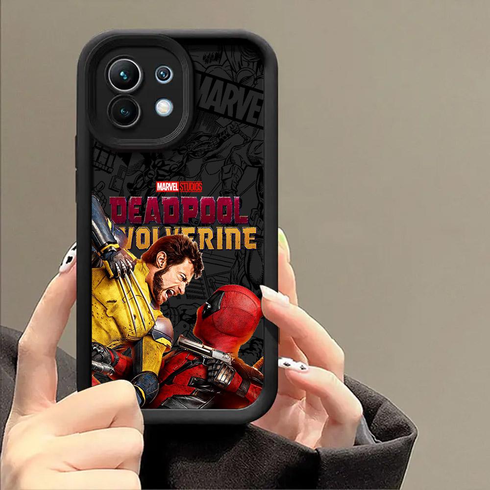 Deadpool And Wolverine Love Case for Xiaomi Mi 13T 14 14T 15 15T Pro 17 Ultra Poco M7 M8 F8 F7 X6 X7 X8 Pro Max Shockproof Cover