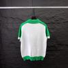 European Style Knit Patchwork Polo - Unisex Design Top