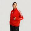 adidas Klasyczna Kurtka Sportowa z Trzema Paskami Wygodna Codzienna Kurtka Unisex Czerwona TR30JR2CS-RW