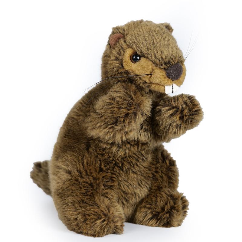 New Doll Creative Cute Doll Standing Posture Groundhog Plush Doll Doll Doll Doll Doll Doll 28cm коричневый