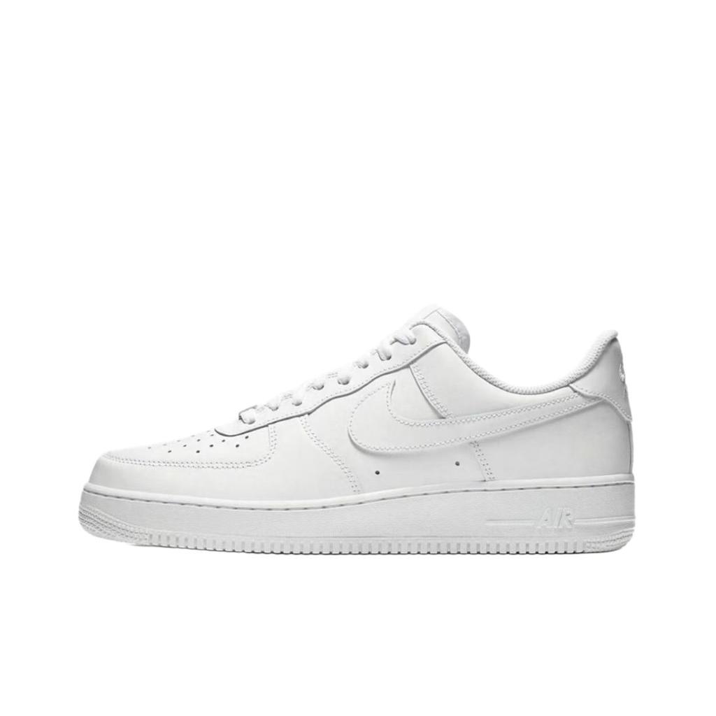 Nike Air Force 1 Étoiles Scintillantes Résistantes à l'Usure Basse Baskets de Skateboard Unisexe Blanc DD8959-100(Team935-S-BOX)