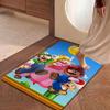 Mario Kart World Tour Theme Rug Allseason Carpet For Living Room Bedroom Office Home Decor Great Holiday Gift