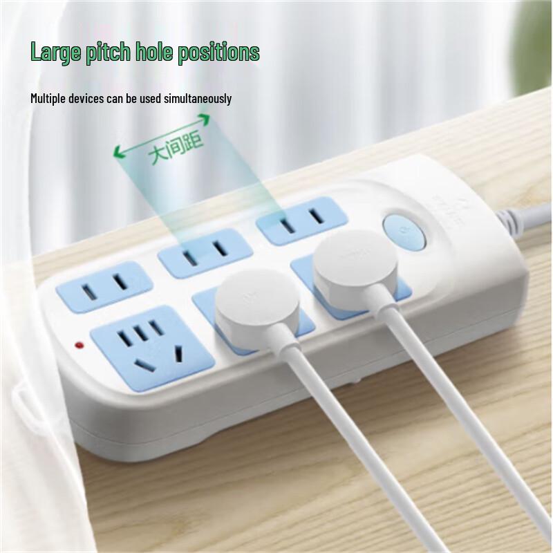 BULL GN-609 6-Outlet Power Strip CN plug (adapter included)