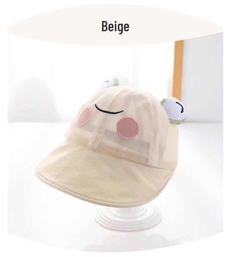Adorable Unisex Baby Sun Hat: Breathable Mesh, Wide Brim, Summer Protection
