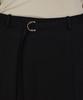 Itove Seoul Mid-Rise Wool Flare Belted Skirt Bk