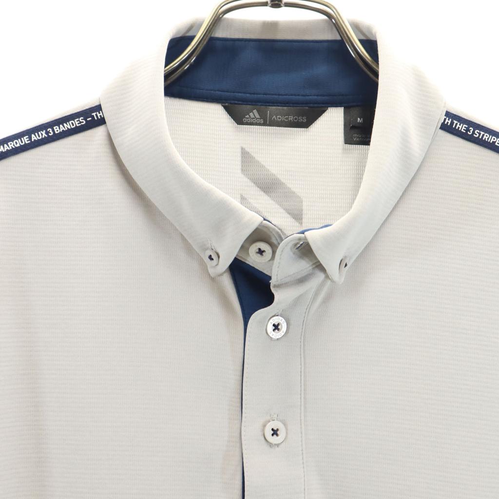 Adidas Polokošile s krátkým rukávem M Šedá Pánská Použitá