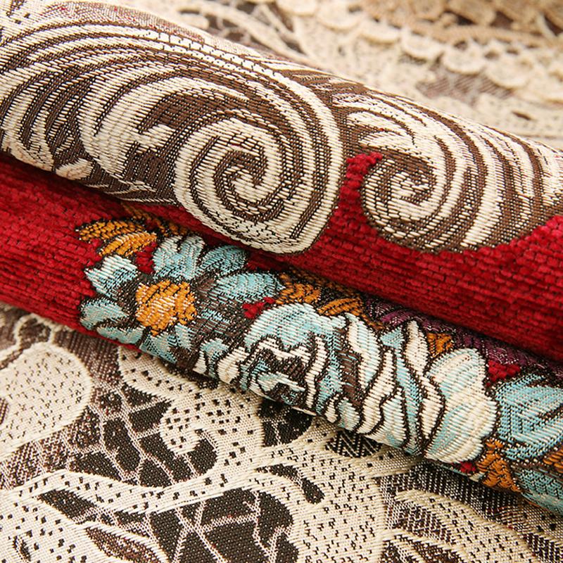 European Jacquard Sofa Covers Living Room Chenille Fabric Anti-slip Sofa Cushion New Year Christmas Home Sofa Decor Couch Cover