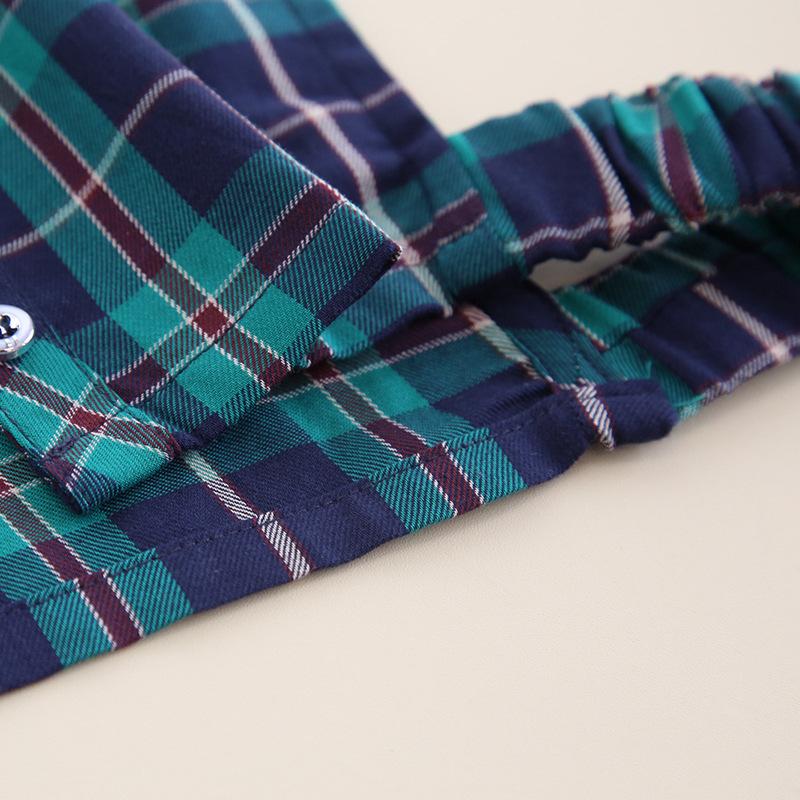 Versatile Children'S Fake Collar Cotton Fake Shirt Collar Boys And Girls Baby Decorative Collar Plaid Shirt Fake Collar B190