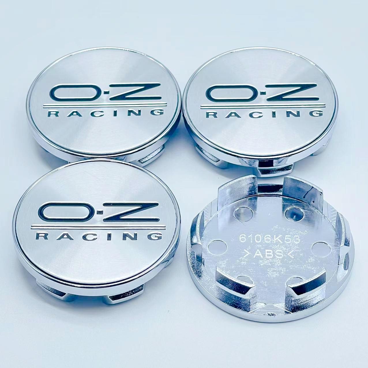 

4pcs 53mm O.Z Car Wheel Center Hub Rim Cap Styling Cover For 50mm OZ Badge covers sticker Decals Styling accessorie OZ Badge&4pcs K53mm Cap