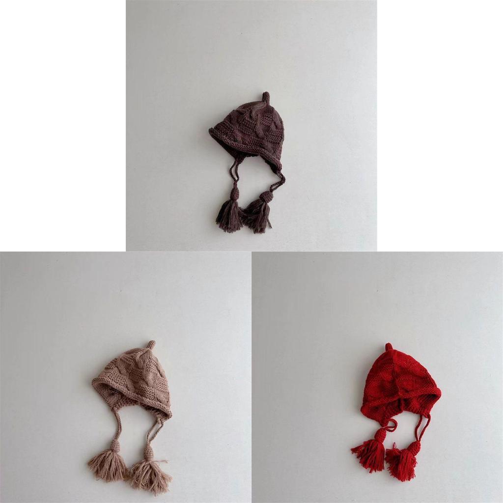Girl Winter Fluffy Suede Princess Hat With Ear Protection For Kids