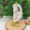 Baby Jesuses Holy Family Statue Miniature Christmas Nativity Scene Sculpture for Xmases Indoor Home Table Holiday Decors