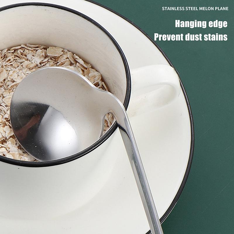 1Pc Stainless Steel Angled Offset Spoon Left/Right Hand Curved Feeding Spoon For Children Elderly Patients Adaptive Utensils