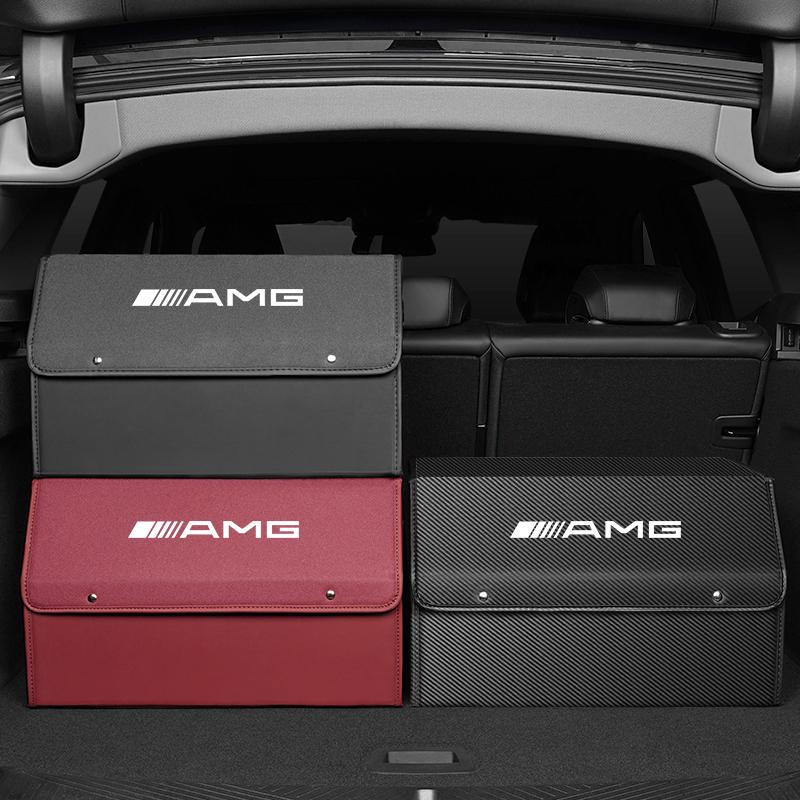 1 Stück Auto Kofferraum Aufbewahrungsbox Große Kapazität Werkzeug Organizer Tasche Zubehör Für Mercedes Benz AMG A B C E G CLA W211 W203 W204