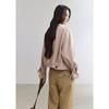 Mixiu Intellectual Relaxed-Fit Convertible Collar Trench Coat
