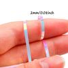 2mm 2 Tones Fly Tying Material Flat Mylar Tinsel for Streamer Flashback Nymphs Midge Body Rib Fishing Lure