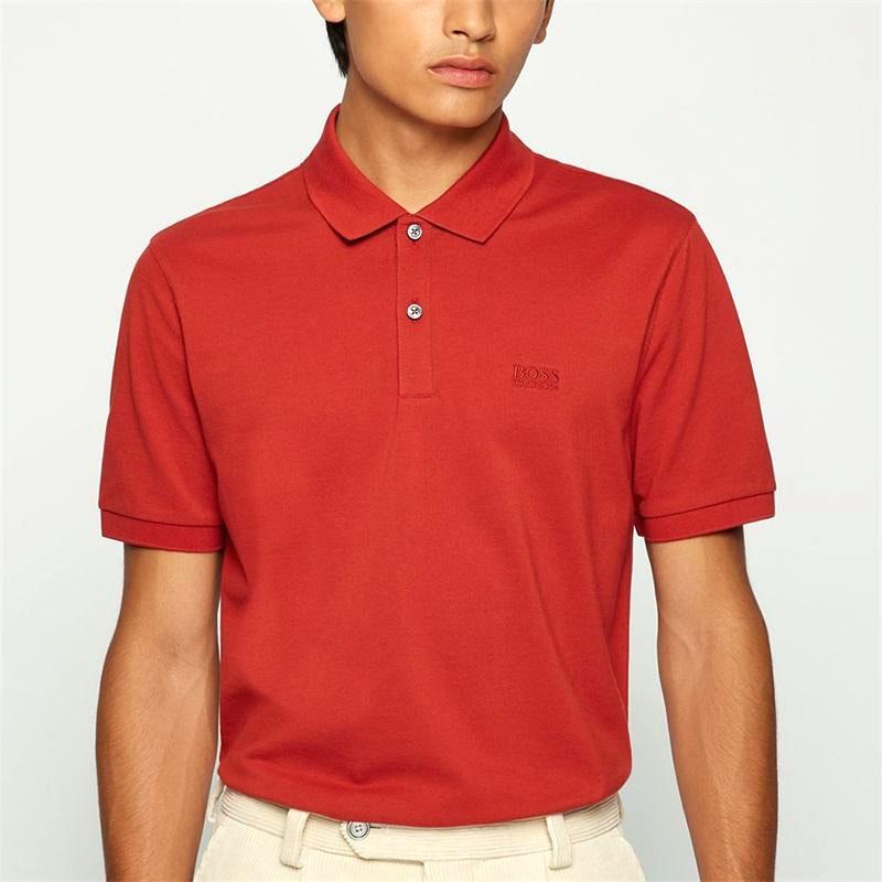 Hugo Boss Polo Shirt Men's Orange Red 50425985 611