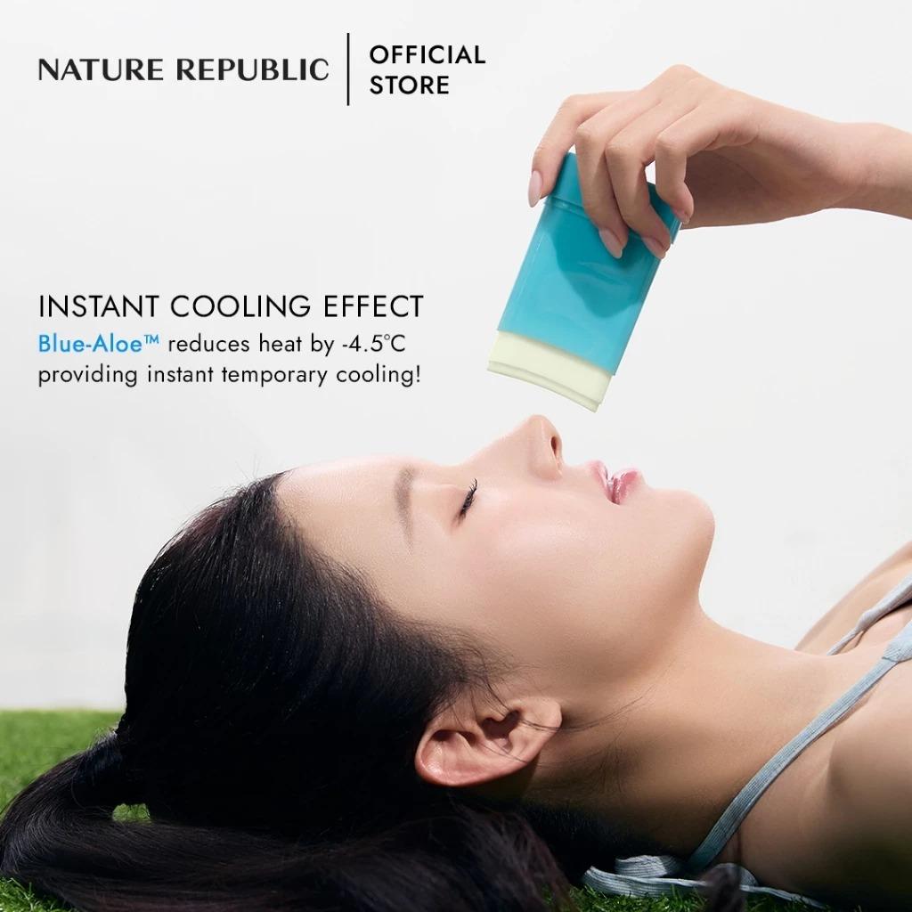 Nature Republic California Aloe Fresh Powdery/Cooling Watery Sun Stick 24g SPF50+ PA++++ SUNBLOCK