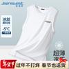 Jeanswest Men's Summer Ice Silk Quick-Dry Athletic Tank Top and Shorts