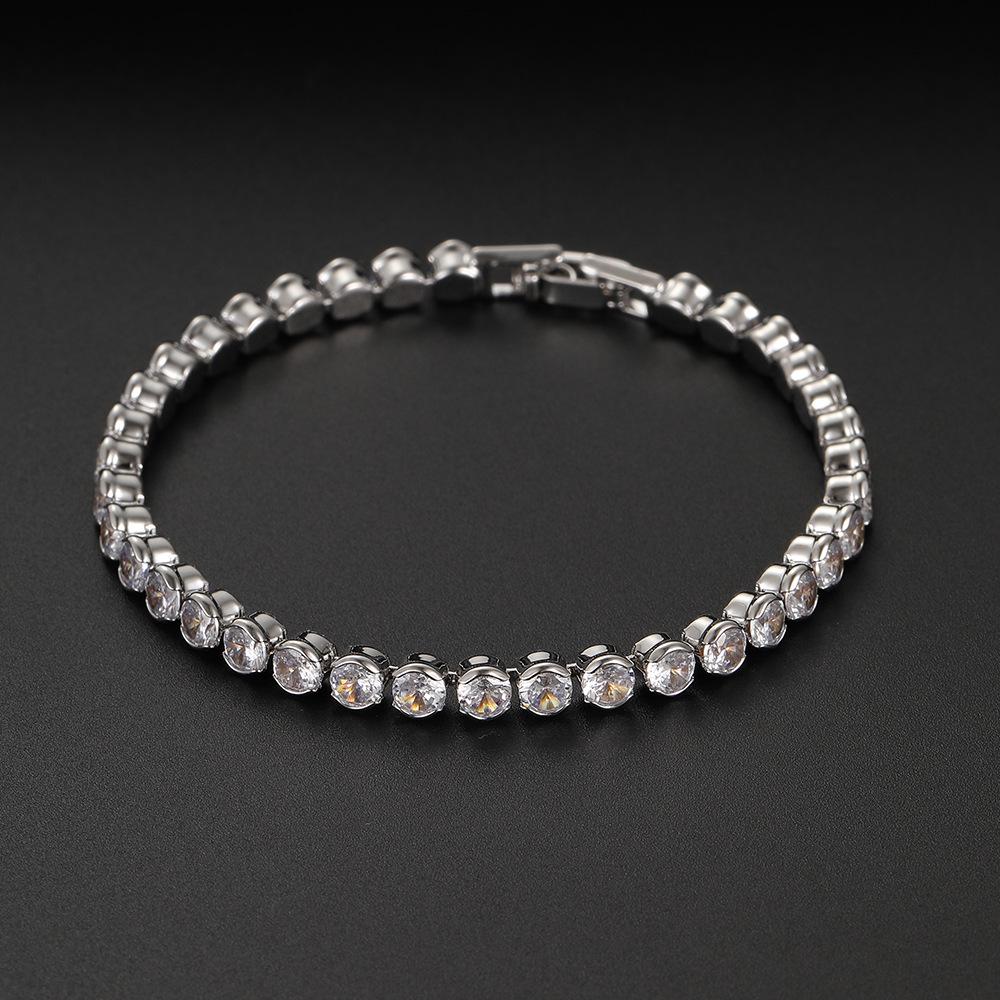 High-End Zirkon Silber Armband - Neues modisches Schmuckstück
