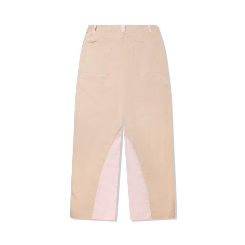 Li Ning X Insulaire Kollaboration Gespleißte Mittelhohe Atmungsaktive Vielseitige Lockere Freizeithose Herrenhose AKXV417-1